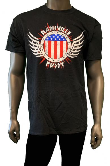 T Shirt Rebel Flag Nashville Pussy Merchenligne Fr